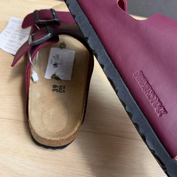 Birkenstock arizona Birko-Flor Zinfandel, SIZE 39EU - 8 US - Picture 7 of 9